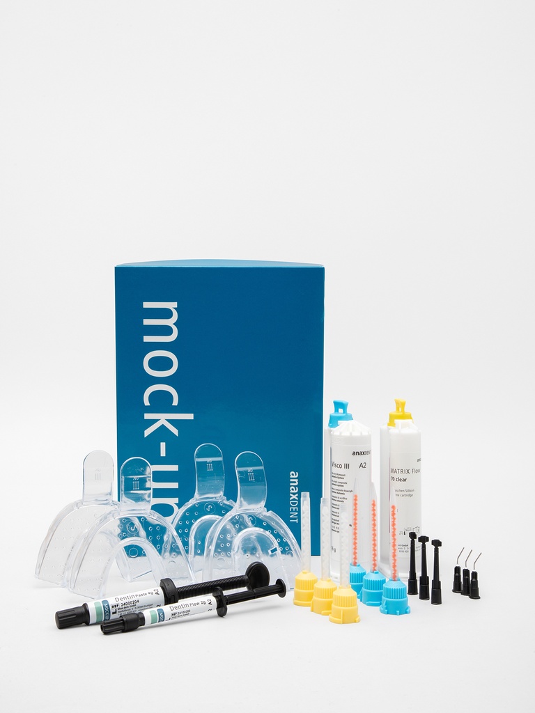 Mock-Up Direct Set Dentina Pasta + Flow A2